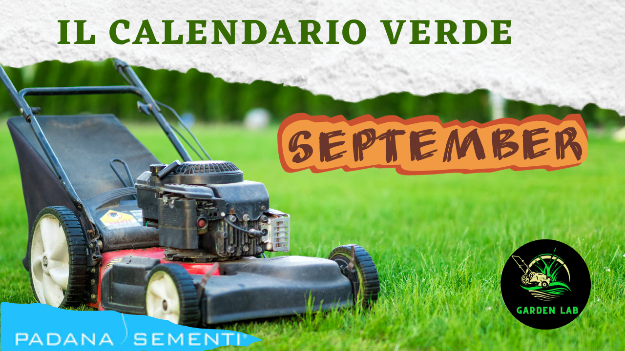 Calendario verde di settembre cura del prato