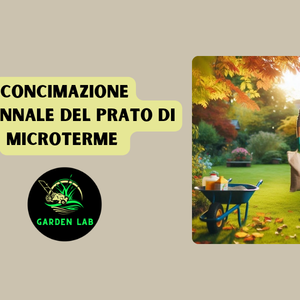 Concimazione autunnale del prato di Microterme 