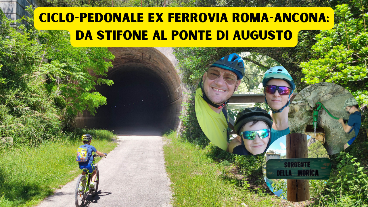 pista ciclo-pedonale ex ferrovia roma - ancona da stifone al ponte di augusto narni