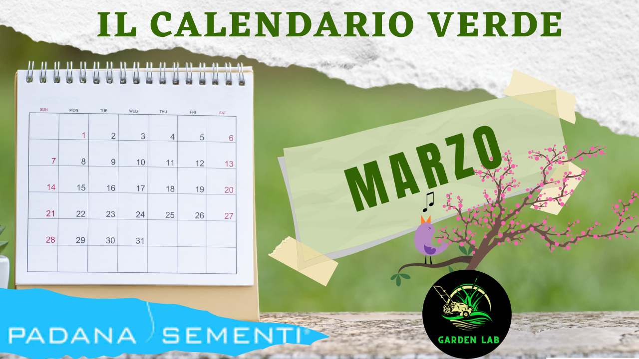 calendario Verde di Marzo