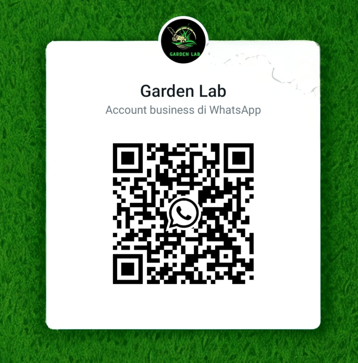 contatto whatsapp gardenlabshop-inquadra il qr code