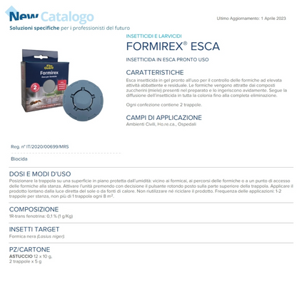 Trappola esca per formiche Formirex - Newpharm - Garden Lab Shop semi e  concimi per prato