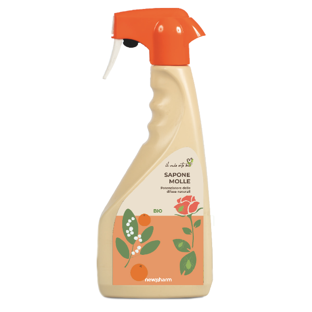 Sapone molle di potassio pronto uso per piante verdi e fiorite flacone 500 ml